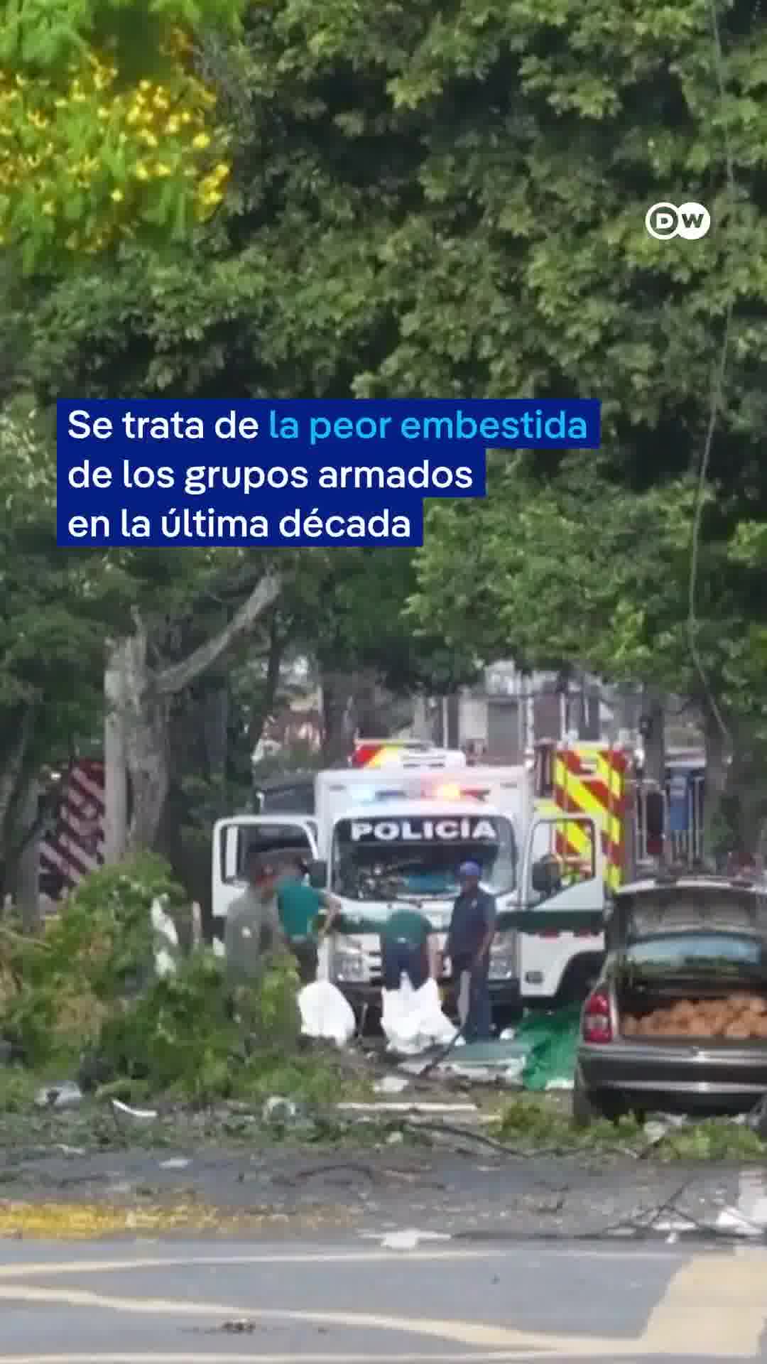 Attacks by FARC dissident groups have left at least 18 dead in Colombia, according to authorities. A truck loaded with explosives exploded on a busy street in Cali, and in Antioquia, a drone and rifle attack targeted police, where a helicopter was shot down. - @dw_espanol