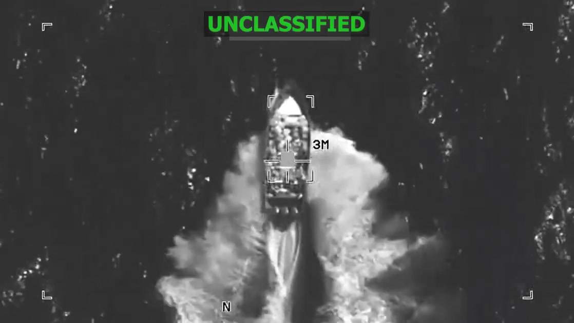 On Dec. 4, at the direction of @SecWar Pete Hegseth, Joint Task Force Southern Spear conducted a lethal kinetic strike on a vessel in international waters operated by a Designated Terrorist Organization. Intelligence confirmed that the vessel was carrying illicit narcotics and transiting along a known narco-trafficking route in the Eastern Pacific. Four male narco-militants aboard the vessel were killed