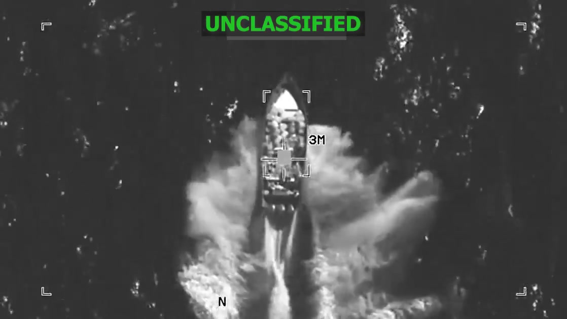 On Dec. 4, at the direction of @SecWar Pete Hegseth, Joint Task Force Southern Spear conducted a lethal kinetic strike on a vessel in international waters operated by a Designated Terrorist Organization. Intelligence confirmed that the vessel was carrying illicit narcotics and transiting along a known narco-trafficking route in the Eastern Pacific. Four male narco-militants aboard the vessel were killed