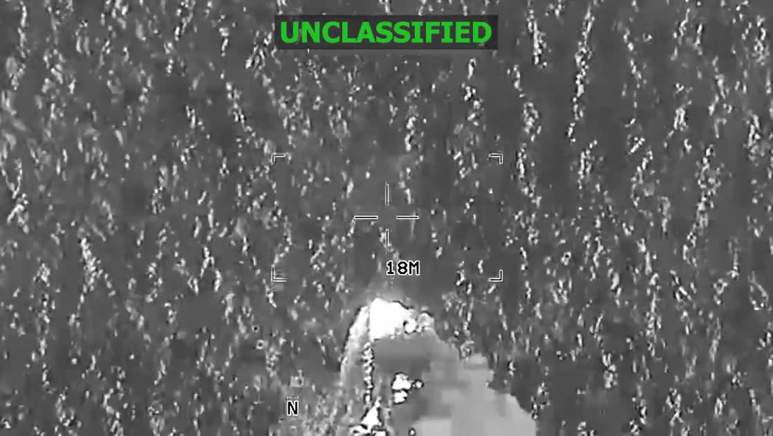 On Dec. 4, at the direction of @SecWar Pete Hegseth, Joint Task Force Southern Spear conducted a lethal kinetic strike on a vessel in international waters operated by a Designated Terrorist Organization. Intelligence confirmed that the vessel was carrying illicit narcotics and transiting along a known narco-trafficking route in the Eastern Pacific. Four male narco-militants aboard the vessel were killed